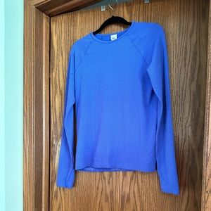 Athleta Girl sparkle Power Up long sleeve shirt